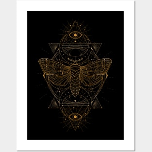 Satin Moth | Sacred Geometry Posters and Art